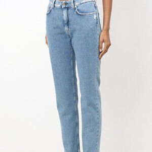 Acne Studios 'Boy Indigo Fray' Light Wash Distressed Jeans
